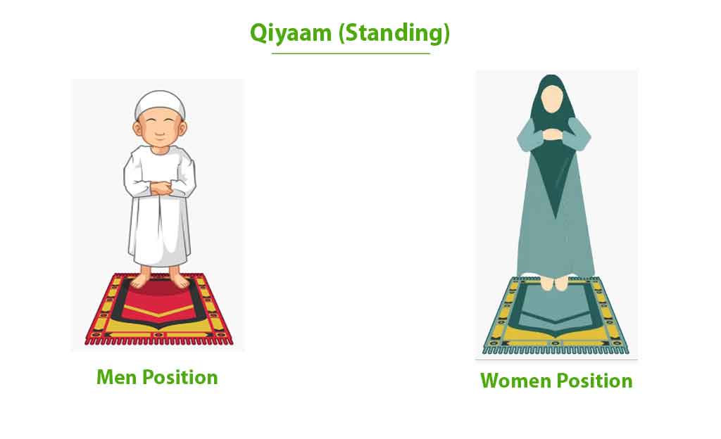 How to Pray Salaah ( Different Position )